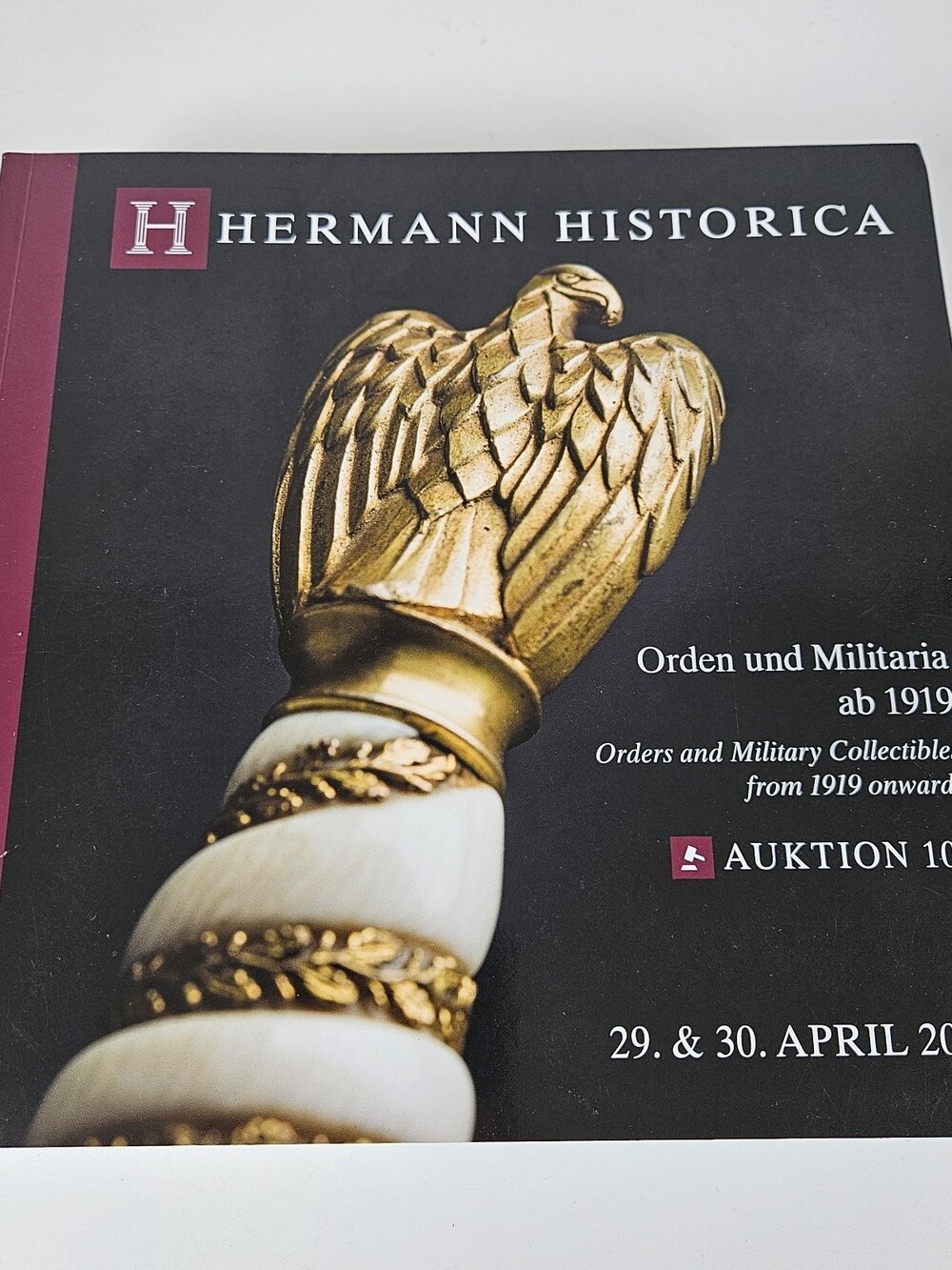 Hermann Historica Auction 104 Catalog Military Collectibles April 29 & 30 2025